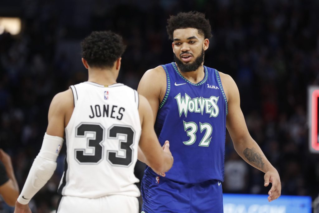圣安东尼奥马刺队VS明尼苏达森林狼队NBA盘口选择、预测、赔率